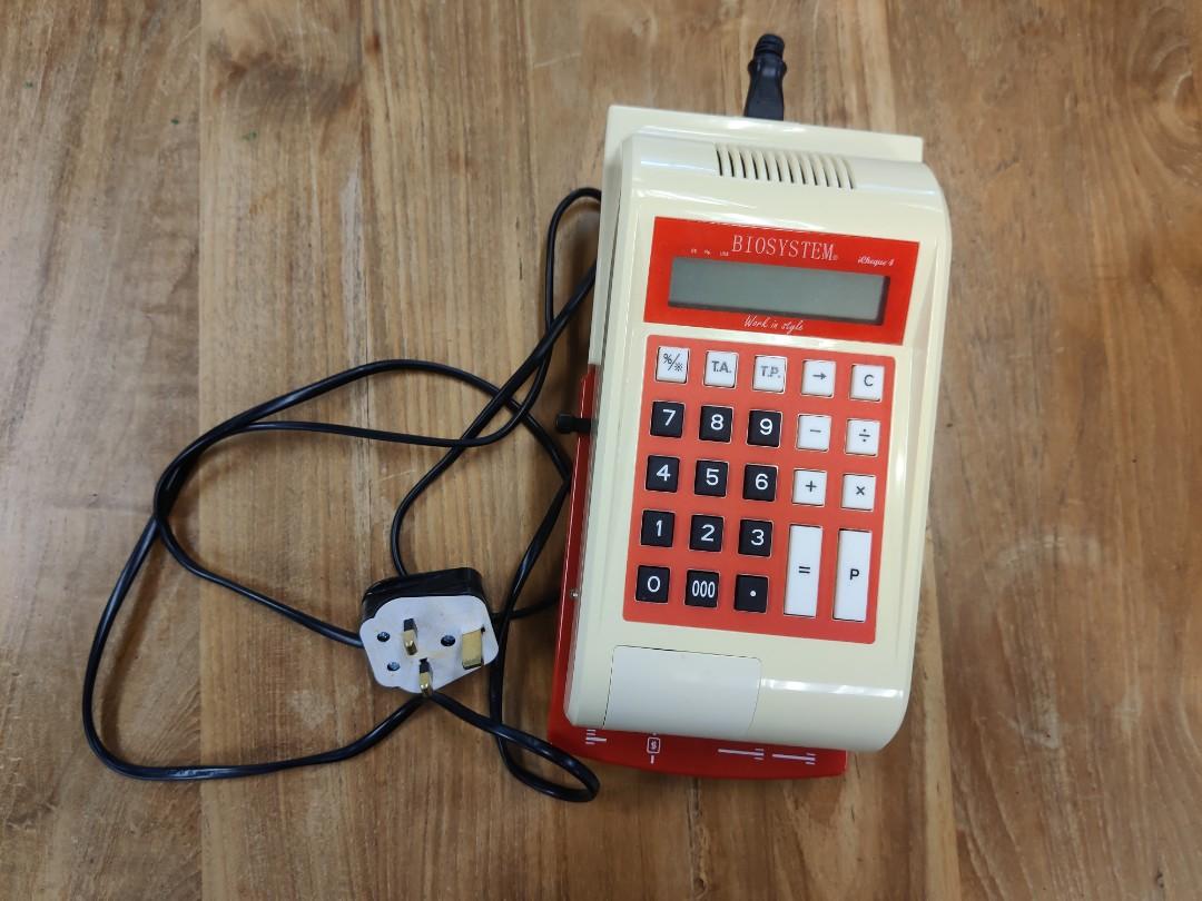 Cheque printing machine computers tech office business technology