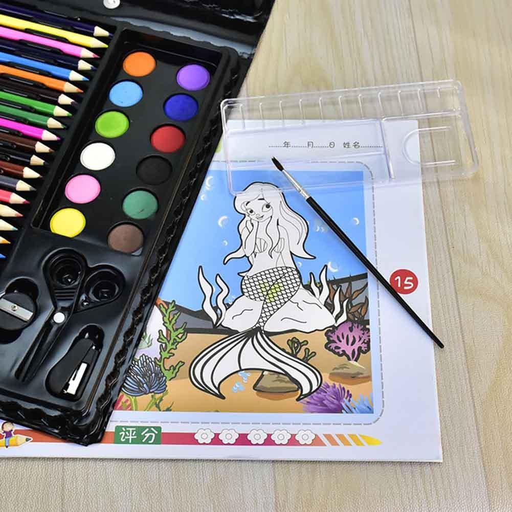 150pcs Colored Pencil Painting Marker Pen Crayon Paint Brush Drawing Tool  Artist Kit School Kindergarten Children Kids Supplies