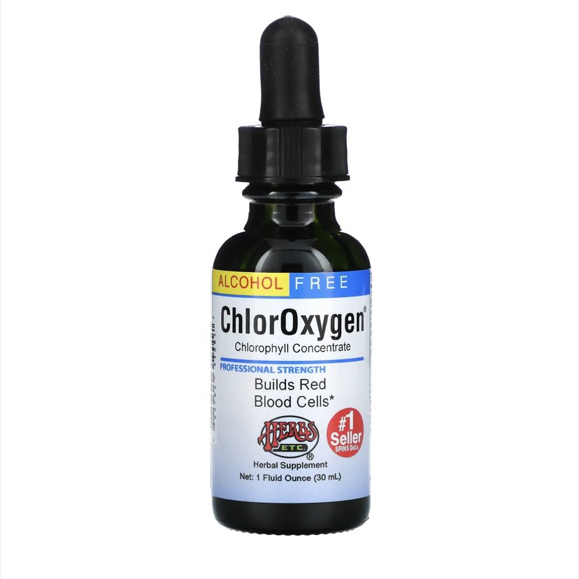 Chlorophyll ChlorOxygen Herbs Etc 30ml, Health & Nutrition, Health