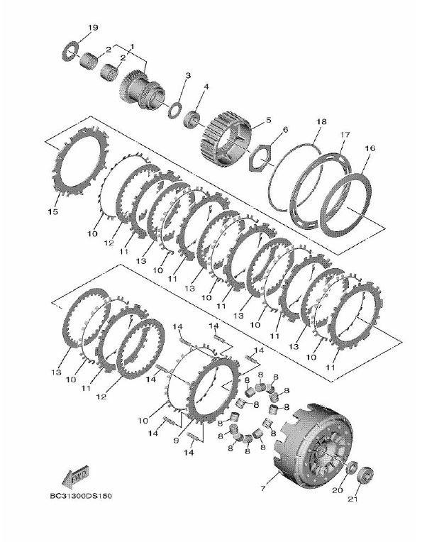 Clutch plates replacement/clutch upgrade for all year Tmax, Motorcycles