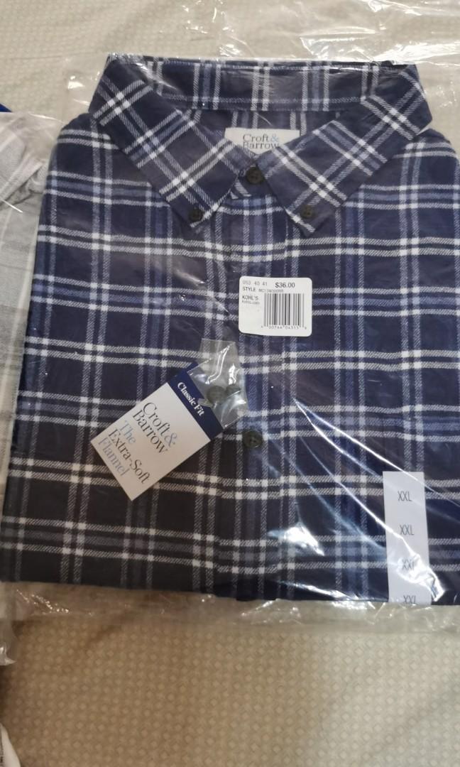 Croft & Barrow Long sleeves XXL (Category: Coats, Jackets and Outerwear) located in Caloocan City. Submitted by thanntrums (Listing ID 1186241459, Image 3). Description: XXL US size Flannel Shirt 350 each.