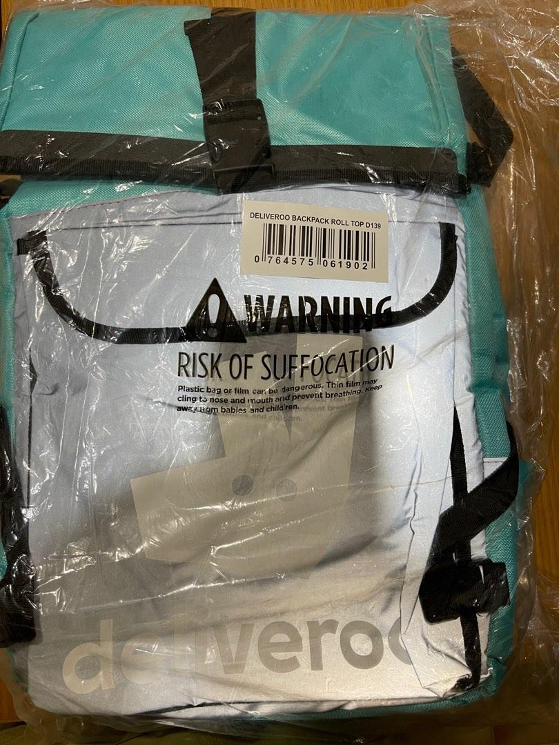 Deliveroo backpack roll top, Motorcycles, Motorcycle Accessories on