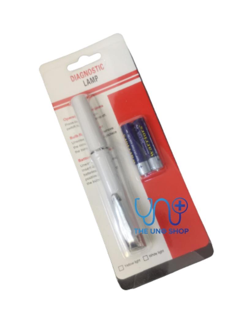 Diagnostic Light Medical Penlight (Pen Light) (Category: Medical Supplies & Tools) located in Manila. Submitted by theunoshop (Listing ID 1186217052, Image 1). Description: with 2 x AAA Batteries.