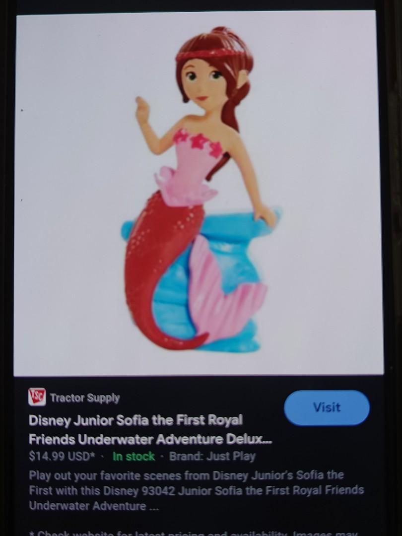 Disney Junior Sofia the First Royal Friend Underwater, Hobbies & Toys ...