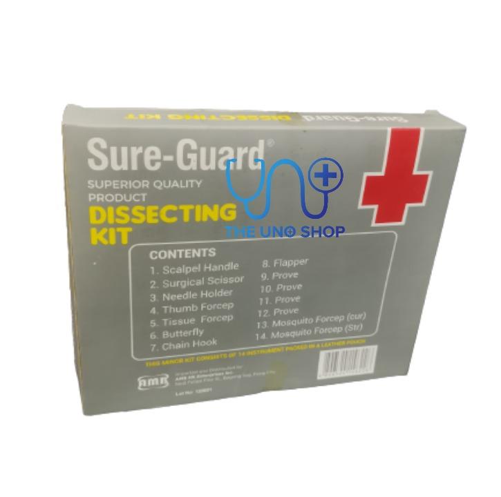 Dissecting Kit / Set 14 Pieces Sureguard (Category: Medical Supplies & Tools) located in Manila. Submitted by theunoshop (Listing ID 1186215923, Image 2). Description: Dissecting Kit / Set 14 Pieces Sureguard.