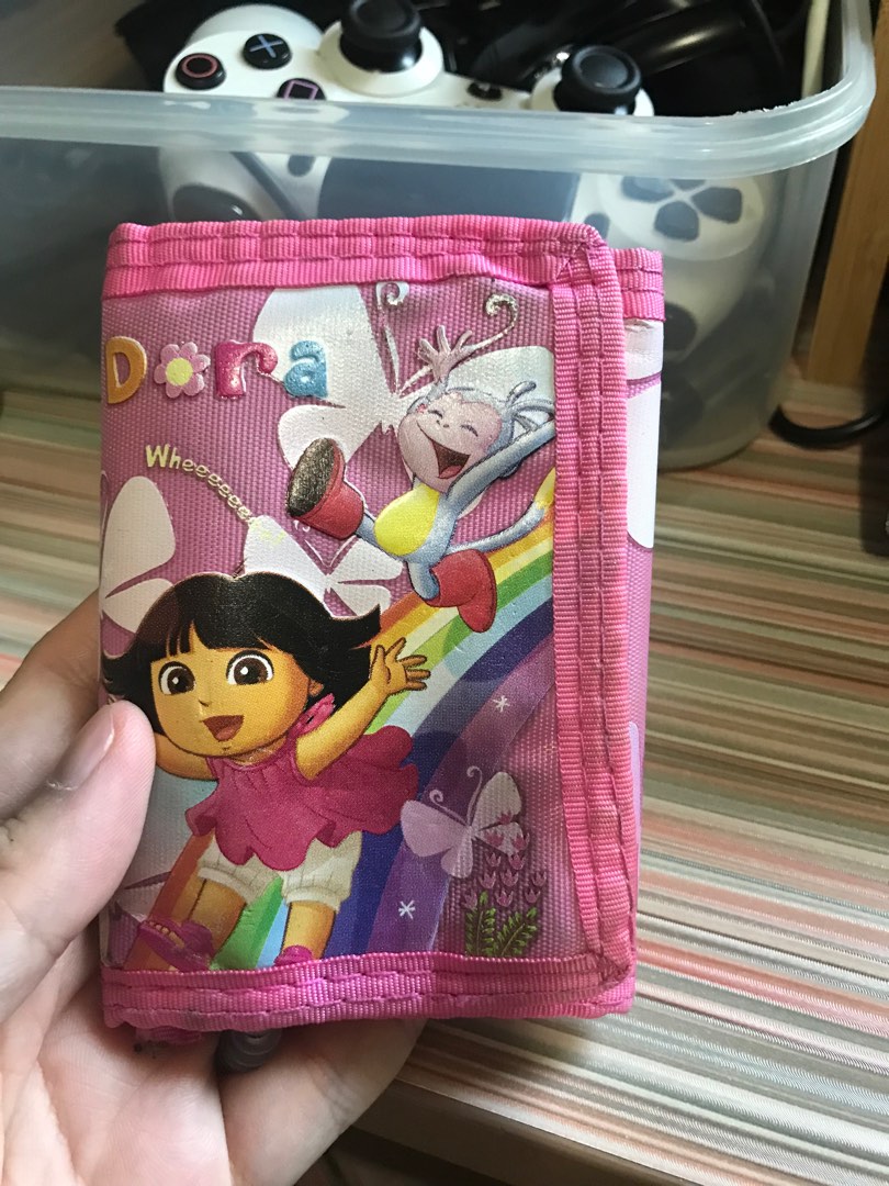 Dora The Explorer Pink Trifold Wallet