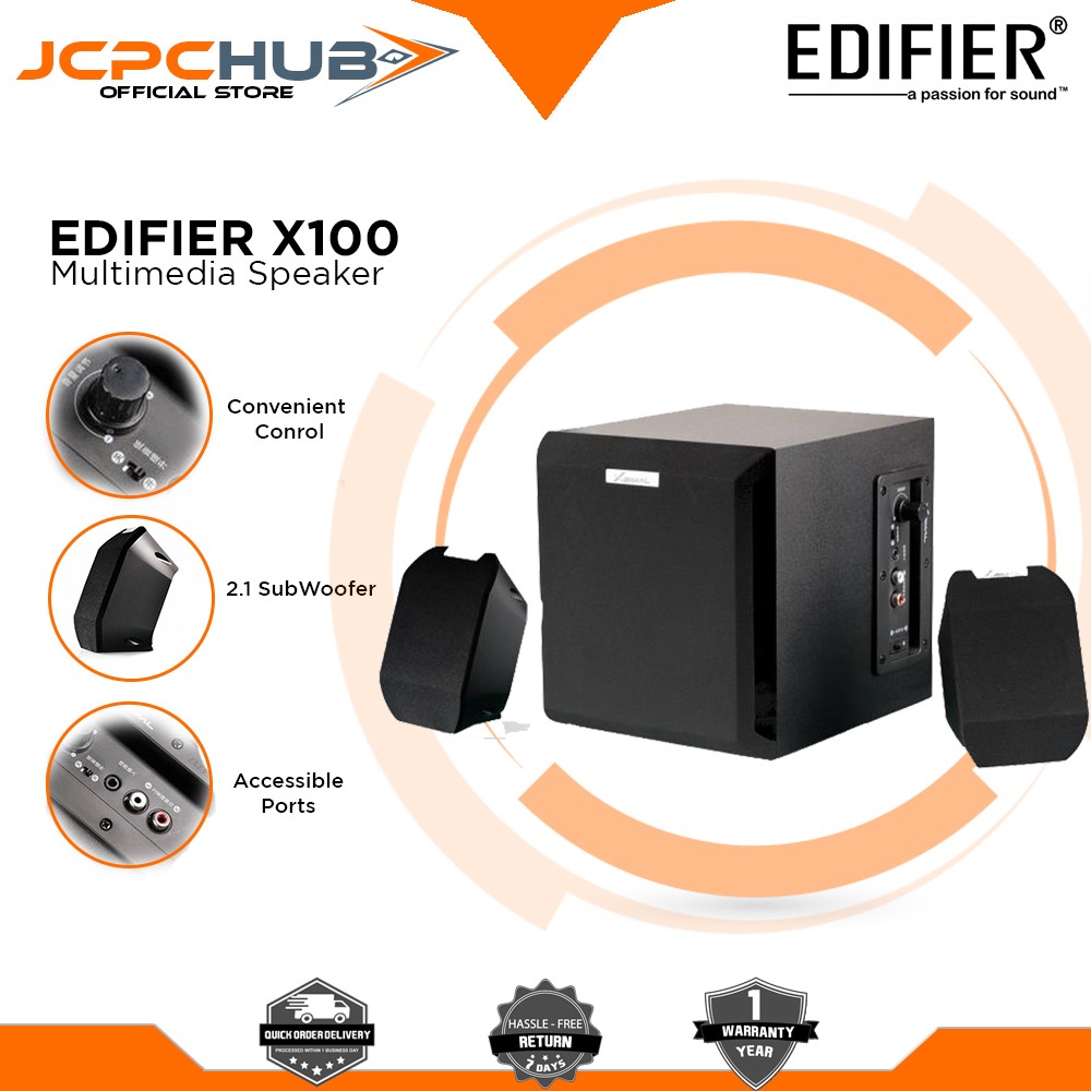 Edifier x100 2.1 top