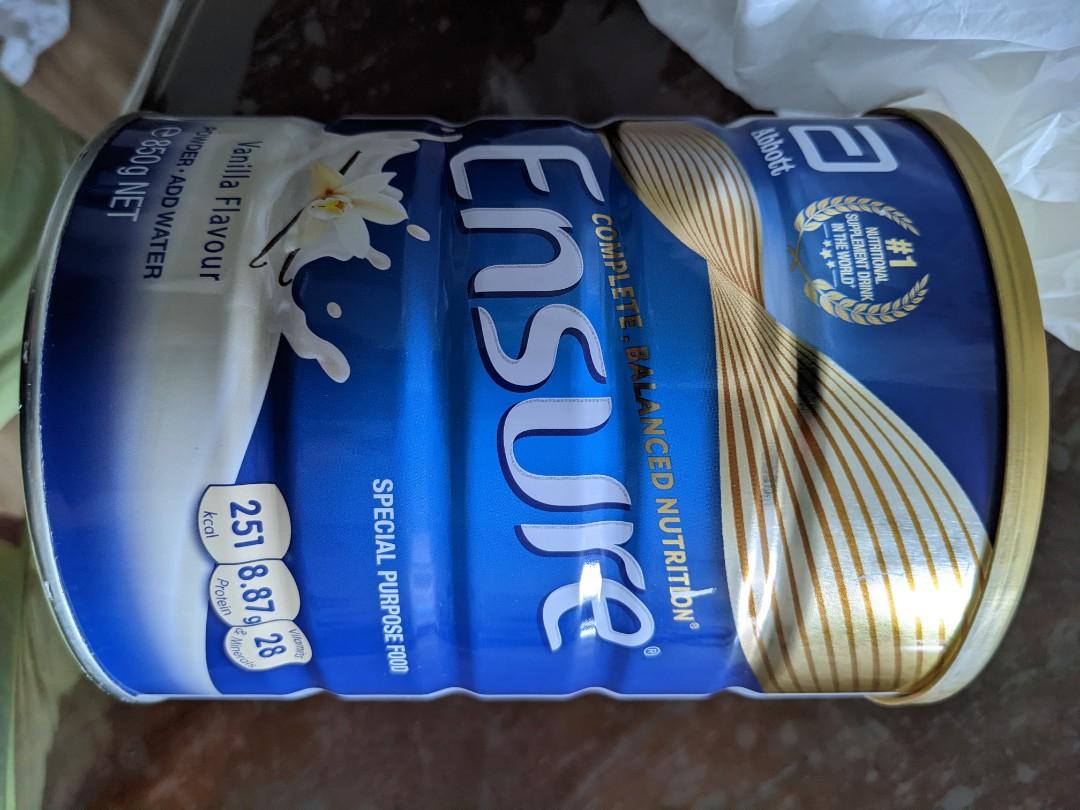 Ensure Milk 850g, Food & Drinks, Packaged & Instant Food on Carousell