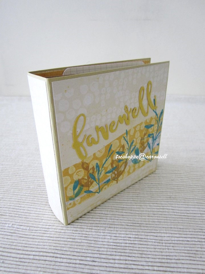 RESERVED Farewell Pocket Scrapbook, Farewell Card, Hobbies & Toys, Stationery & Craft, Handmade