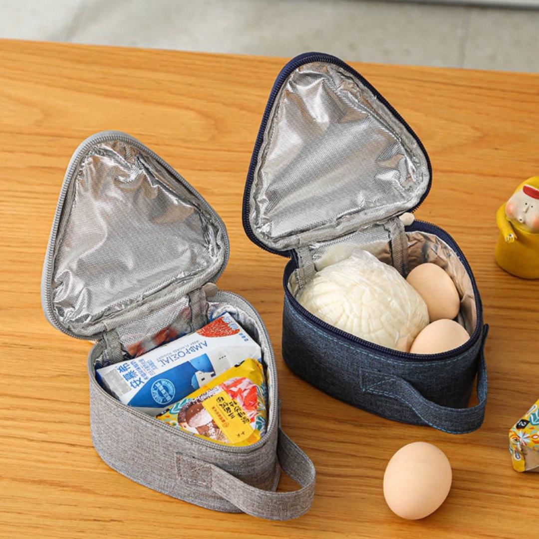 Fresh Sandwich Cooler Bag Thermal Insulated Breakfast Triangle Korean