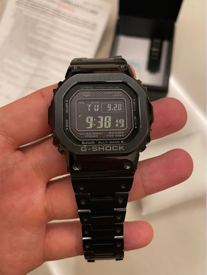 GMW-B5000GD-1JF Casio G-Shock Full Metal Origin JP set (Stealth Black ...