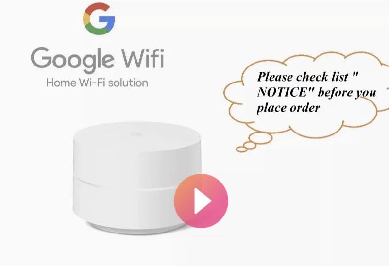 Google Nest Wifi Mesh system (2 X hubs and 1 point), Computers & Tech