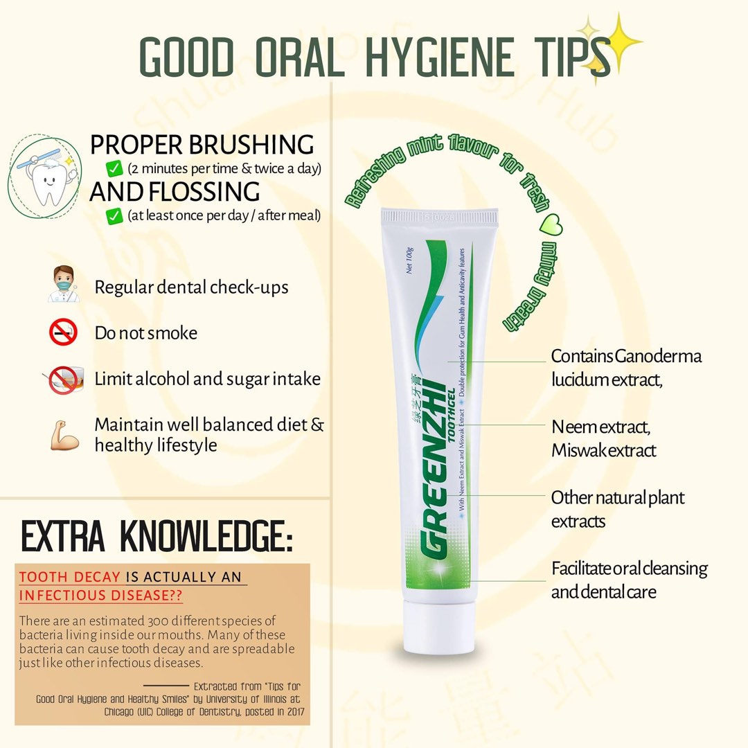 Greenzhi Toothgel, Beauty & Personal Care, Oral Care on Carousell