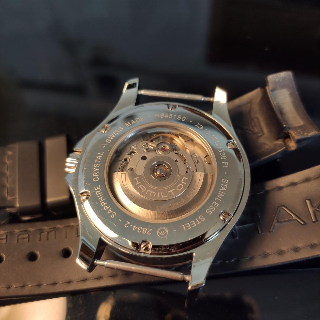 已售漢密爾頓Hamilton khaki navy scuba automatic watch 自動上鍊機械