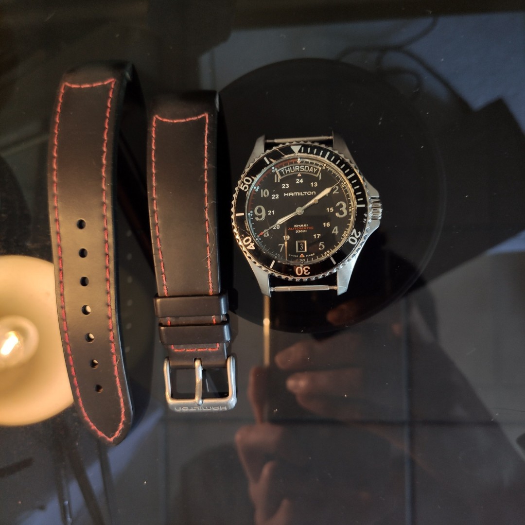 已售漢密爾頓Hamilton khaki navy scuba automatic watch 自動上鍊機械