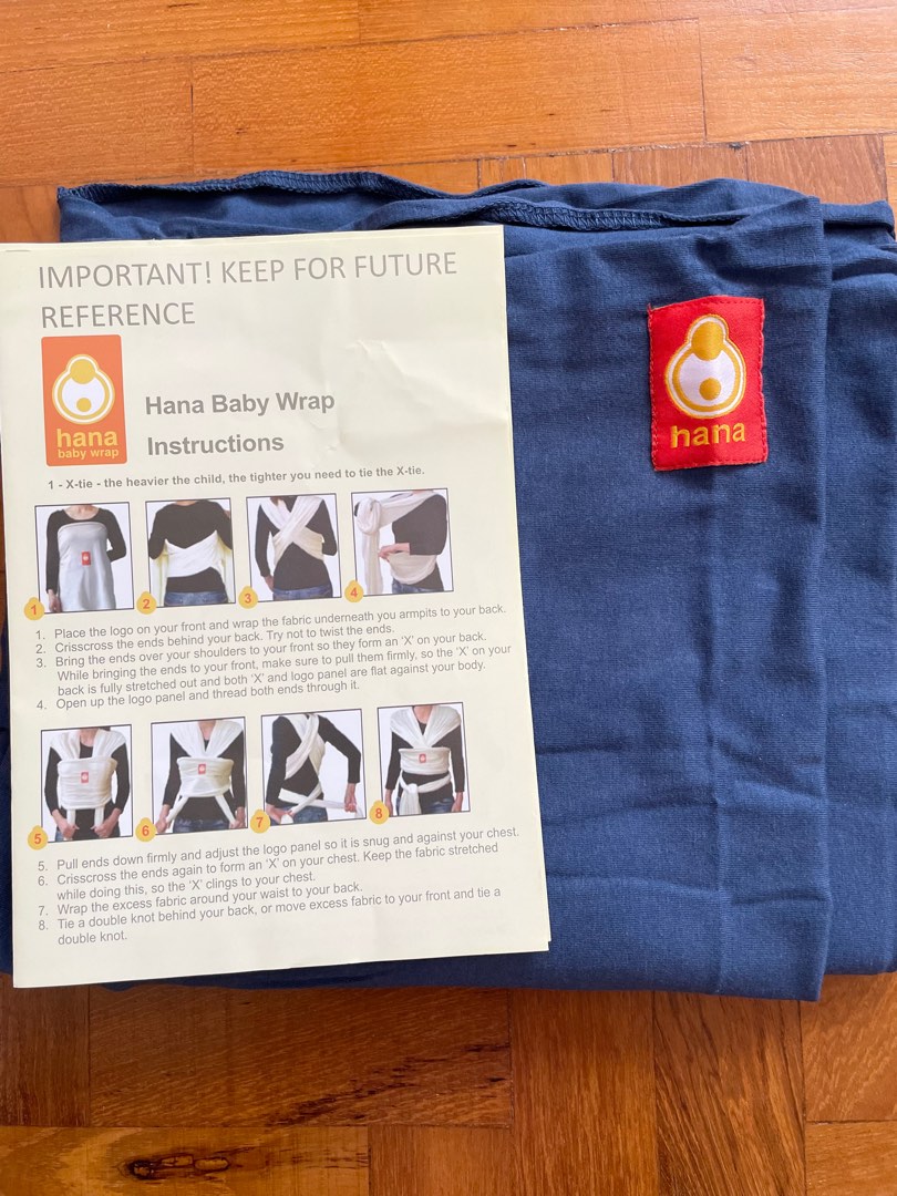 Hana Baby wrap carrier, Babies & Kids, Going Out, Carriers & Slings on