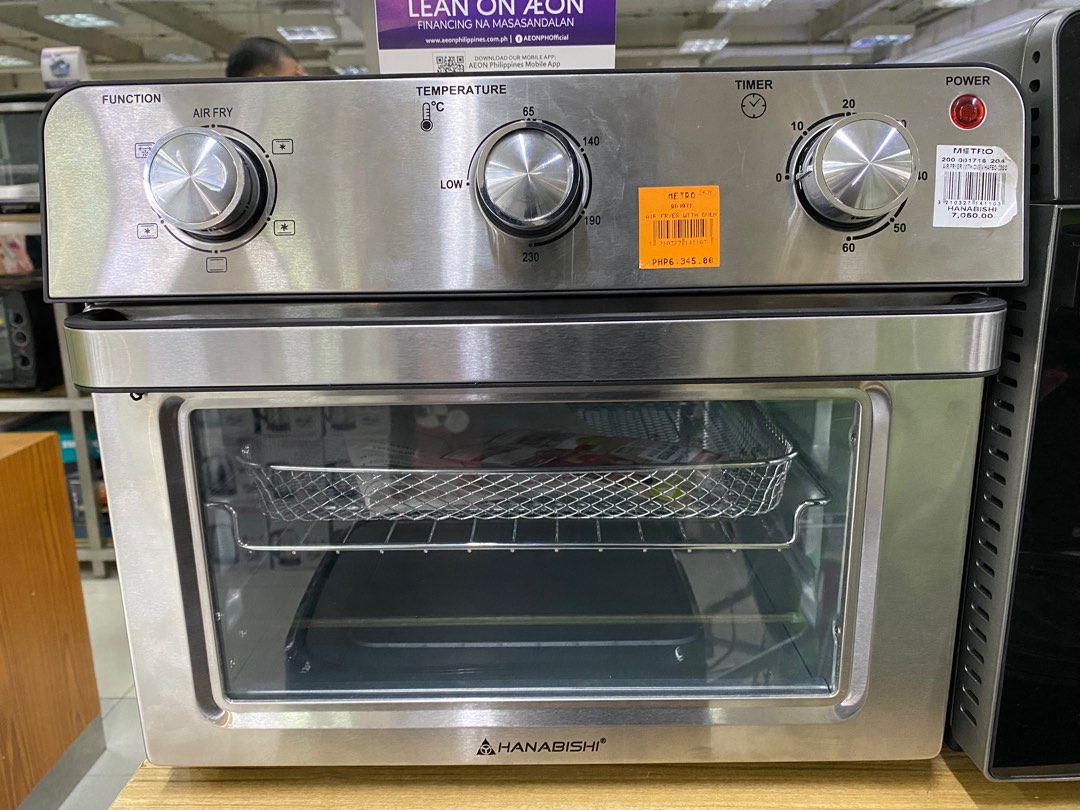Hanabishi air fryer oven, TV & Home Appliances, Kitchen Appliances