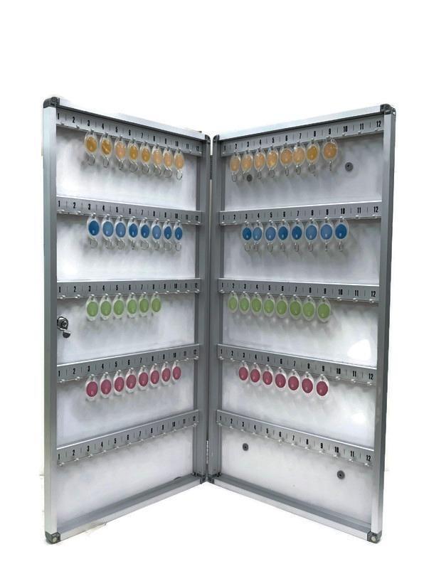 Hayashi 120 Keys - Key Box Cabinet with Key Chains and Lock, Furniture ...