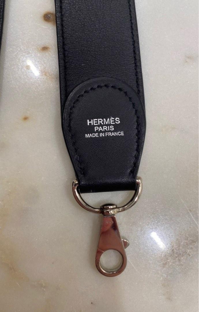 Hermes Black Amazon Shoulder Strap Sangle, Women's Fashion, Bags