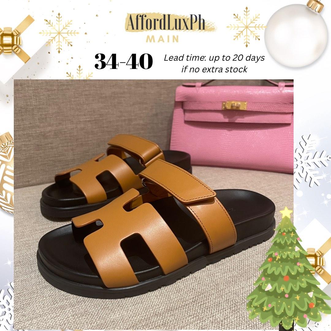 Hermes Chypre Sandals, Women's Fashion, Footwear, Flats & Sandals on