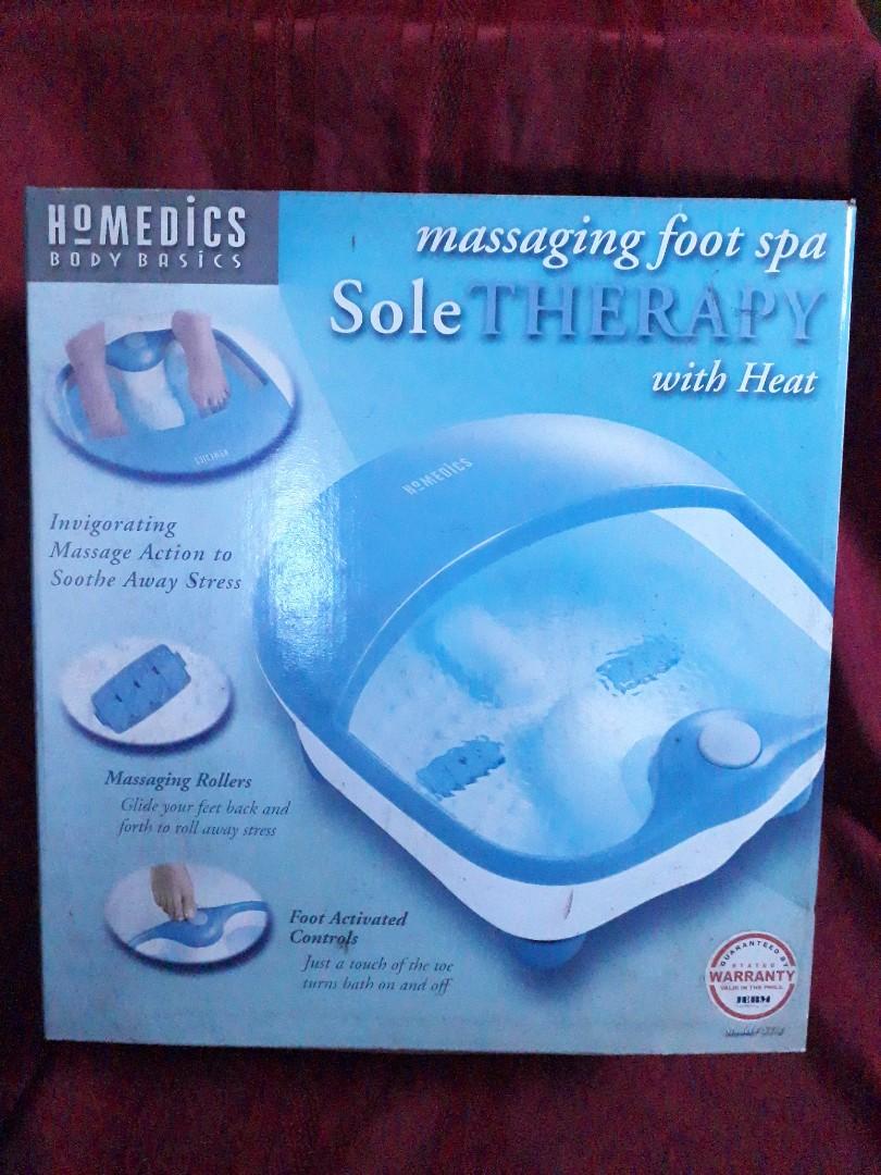 Homedics Sole Therapy Massaging Foot Spa, Beauty & Personal Care, Foot