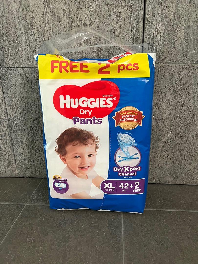 Cotton Disposable Huggies Wonder XL 56 Pants Diaper, Age Group: 1-2 Years  at Rs 1099/packet in Lucknow