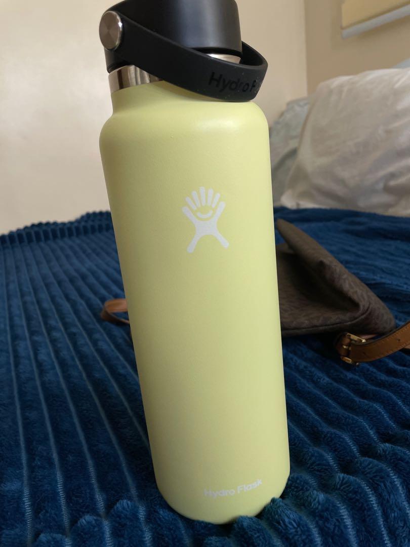 Hydroflask 40 oz in Lemon Yellow Furniture Home Living