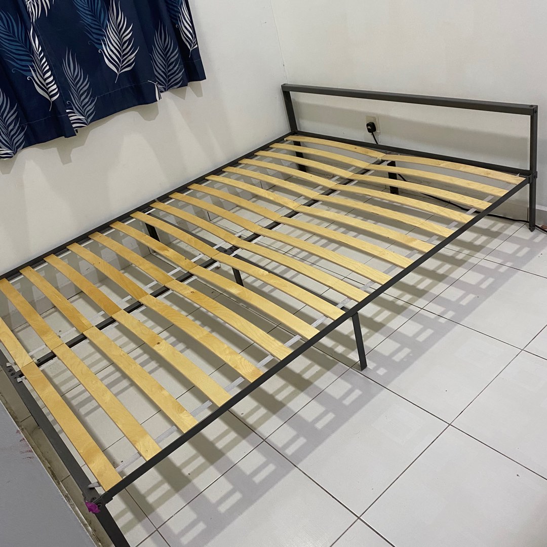 IKEA Grimsbu Queen Bed Frame, Furniture & Home Living, Furniture, Bed