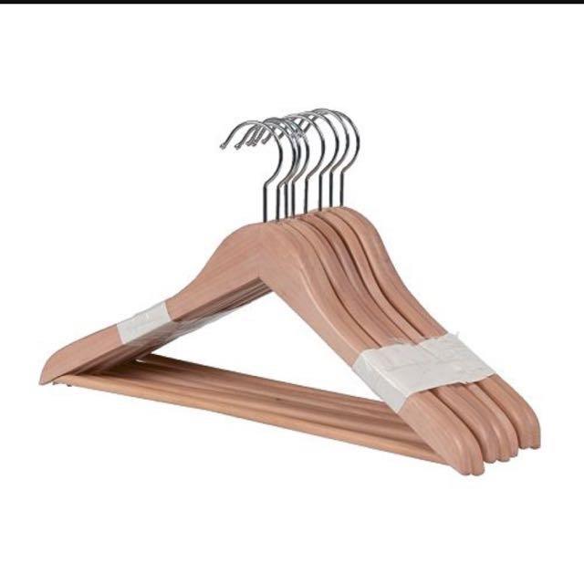 Ikea deals wooden hangers