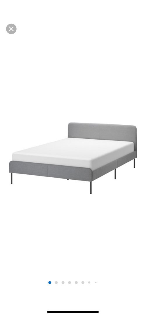 IKEA queen size bed frame, Furniture & Home Living, Furniture, Bed