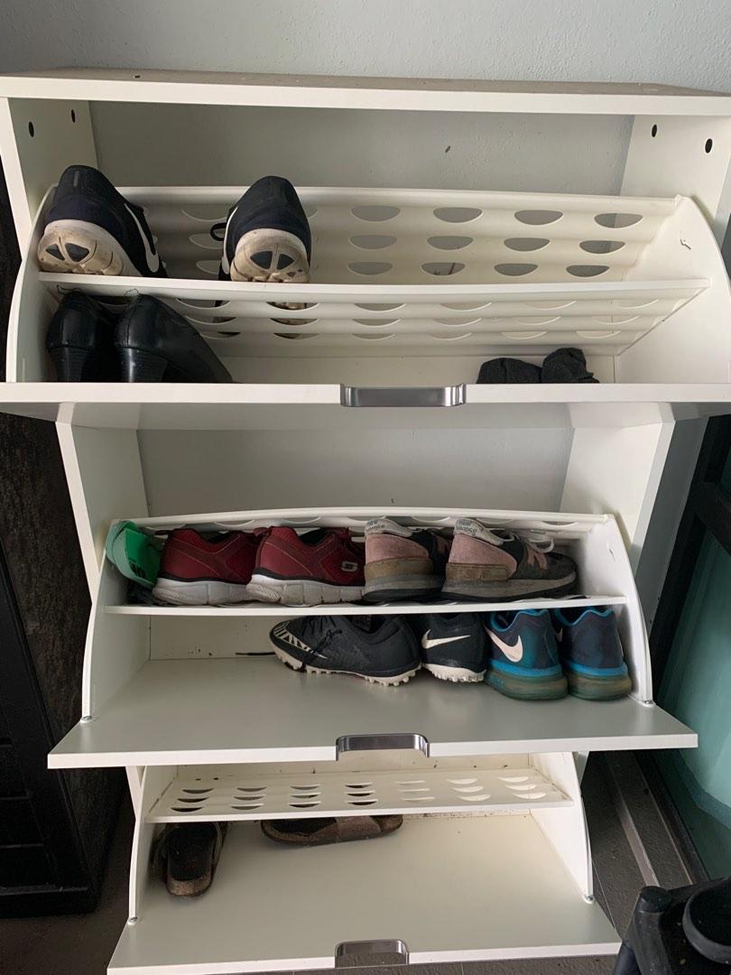 Ikea STALL shoe with 3 compartment, Furniture & Home Living