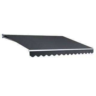 Instahut 4.5M x 2.5M Outdoor Folding Arm Awning – Grey