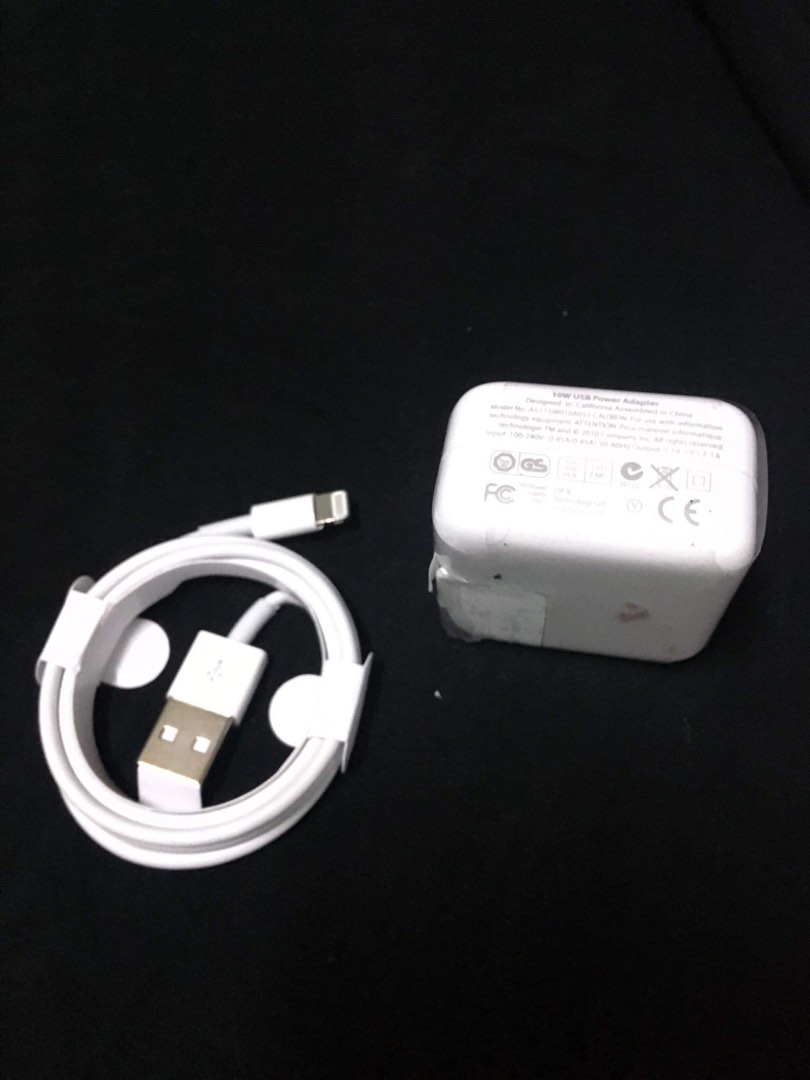 iPhone Lightning Cable and 10 Watts Adapter, Mobile Phones & Gadgets
