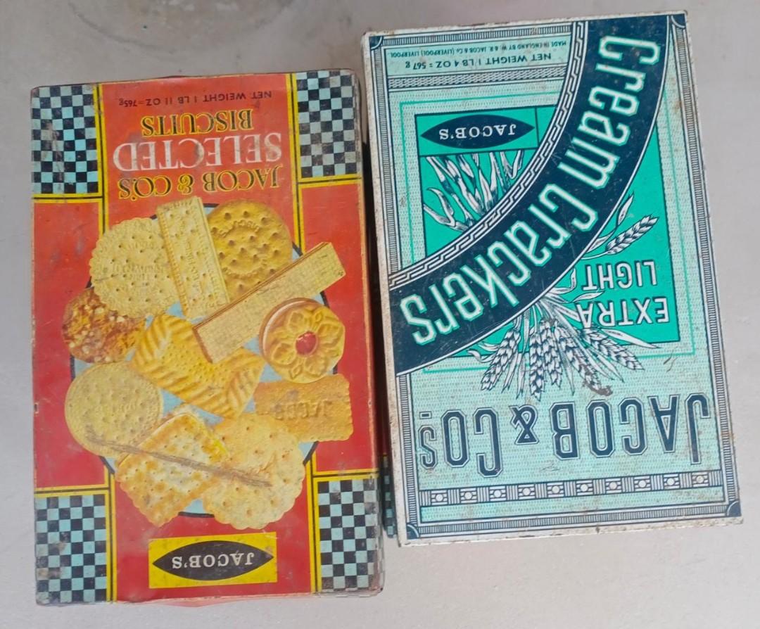 JACOB S SELECTED BISCUITS AND CREAM CRACKERS VINTAGE COLLECTIBLE