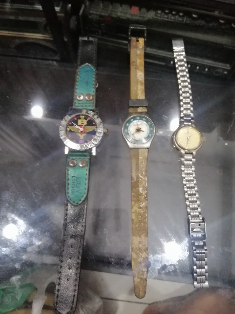 jam boy London & swatch, Men's Fashion, Watches & Accessories, Watches