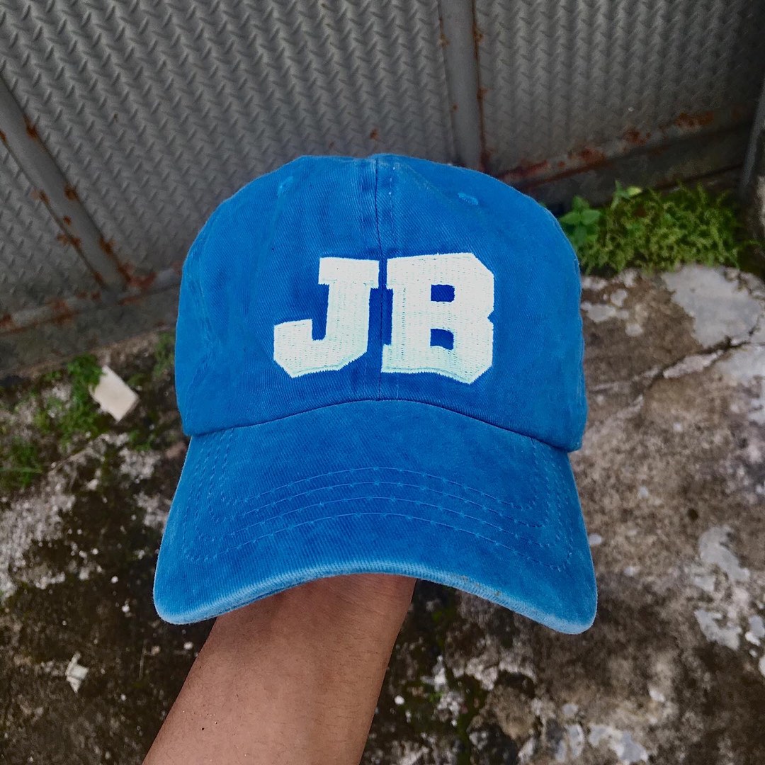 JB LOGO BLUESKY CAPS MILITAGE TAG 100 COTTON DESIGN BY JAPAN, Fesyen Pria, Aksesoris, Topi di