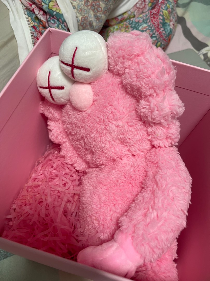 Kaws plush pink sales