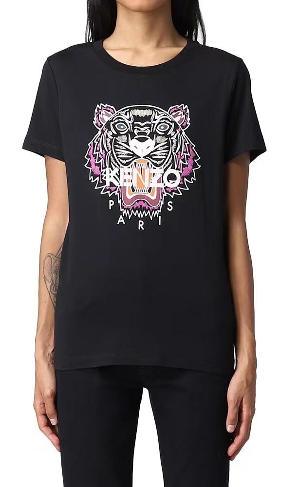 Kenzo Tiger Classic T-Shirt for Women in Black