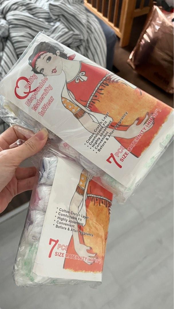 Kotex overnight panties + disposable maternity Inwear, Beauty