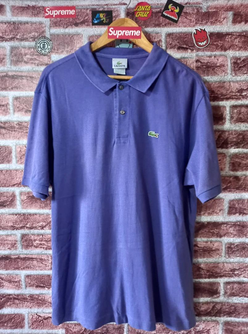 Lacoste Violet Polo Shirt Men s Fashion Tops Sets Tshirts