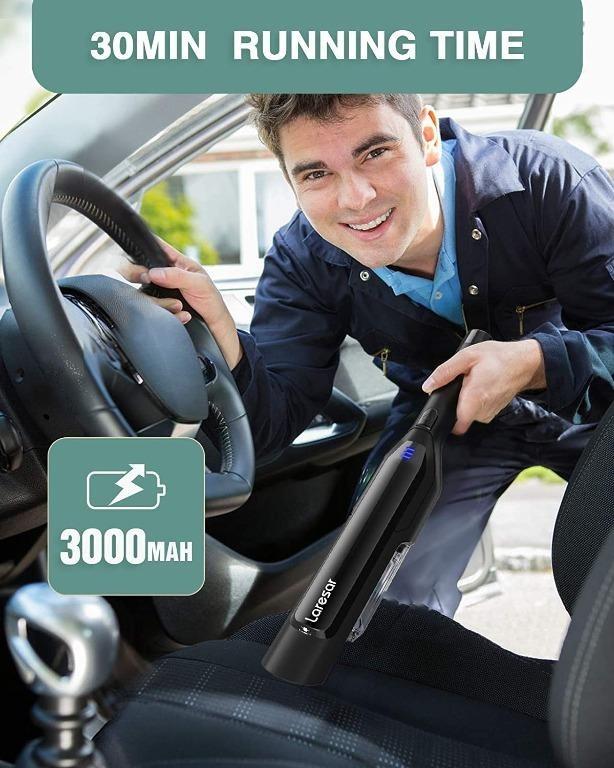 Laresar Upgrade Cordless Handheld Vacuum,17000PA Portable Vacuum