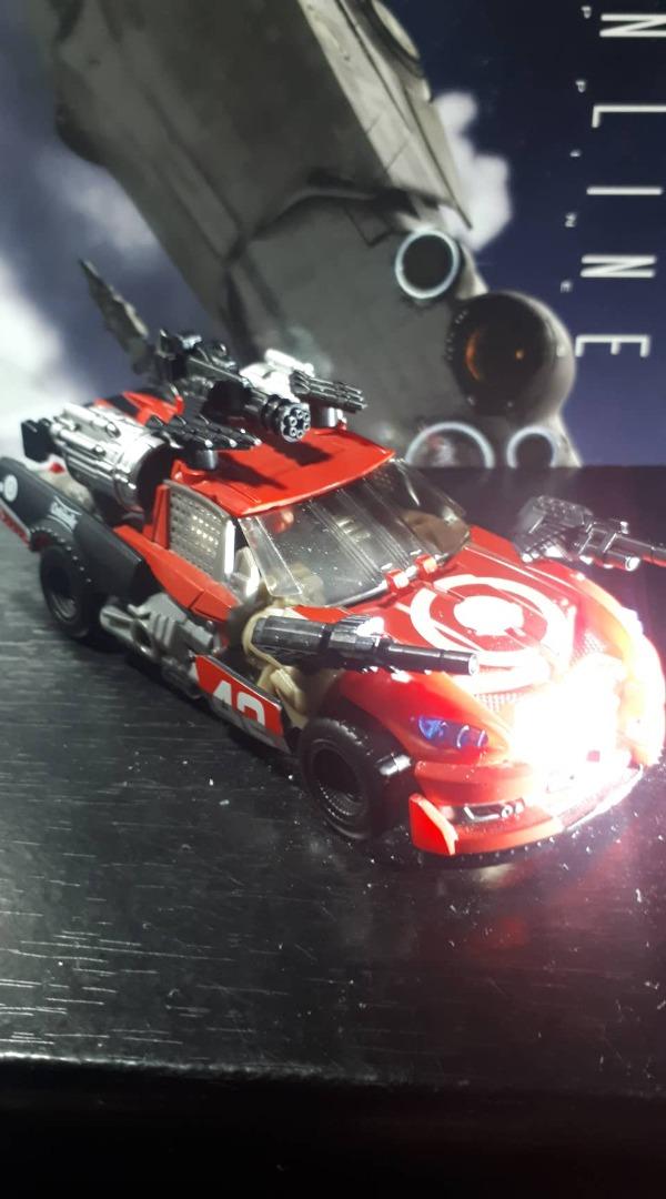 LEADFOOT Hasbro Deluxe Class Autobot Topspin Transformers, Movie Dark