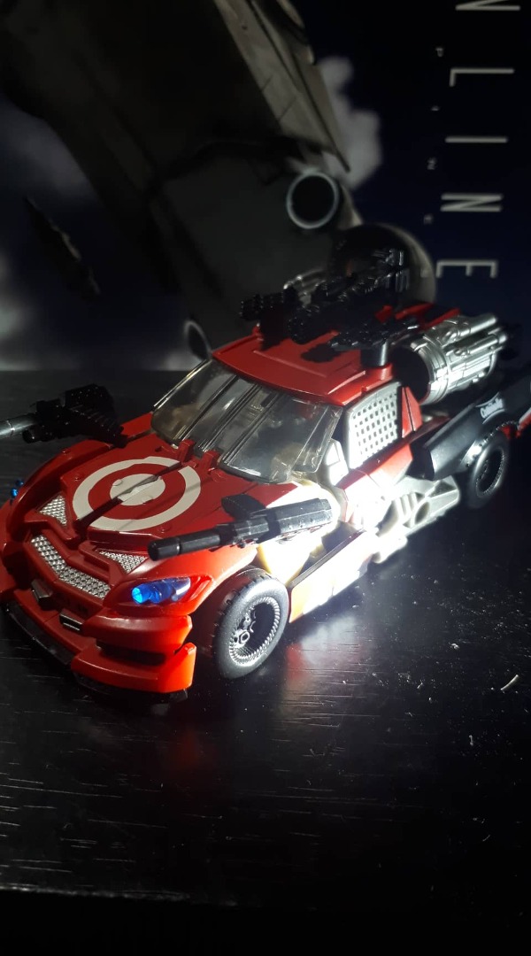 LEADFOOT Hasbro Deluxe Class Autobot Topspin Transformers, Movie Dark