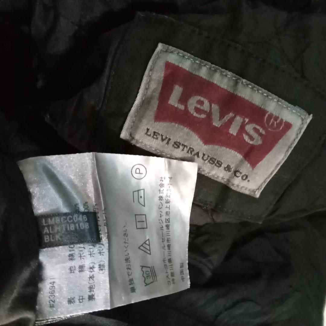 Levis bikers military canvas jacket Fesyen Pria Pakaian Atasan