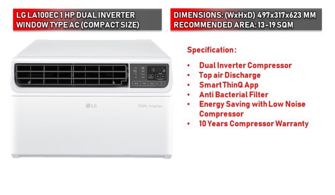 LG Dual Inverter - Home buddies trending, TV & Home Appliances, Air ...