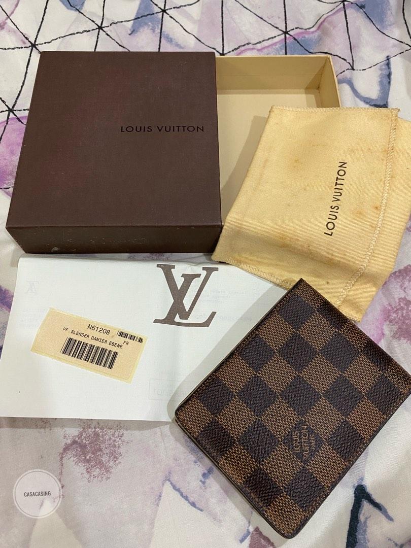 Louis Vuitton Damier Slender Bifold Wallet N61208