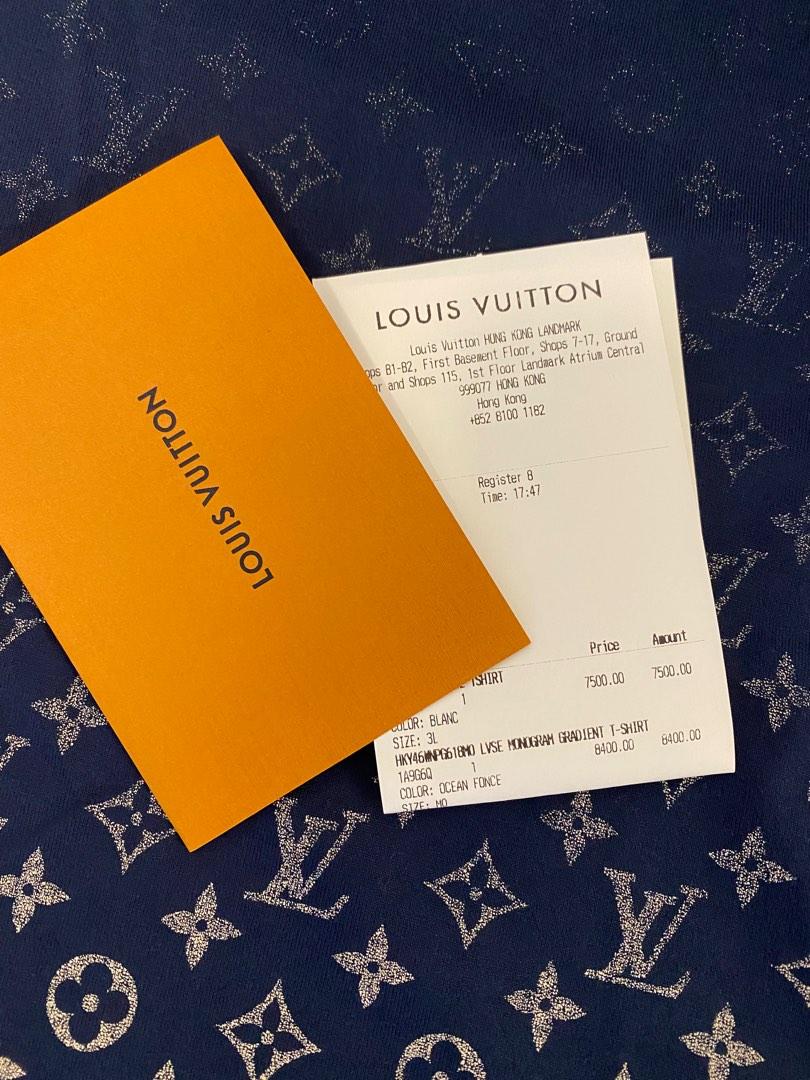 Louis Vuitton Lvse Monogram Gradient T-Shirt Black White. Size M0