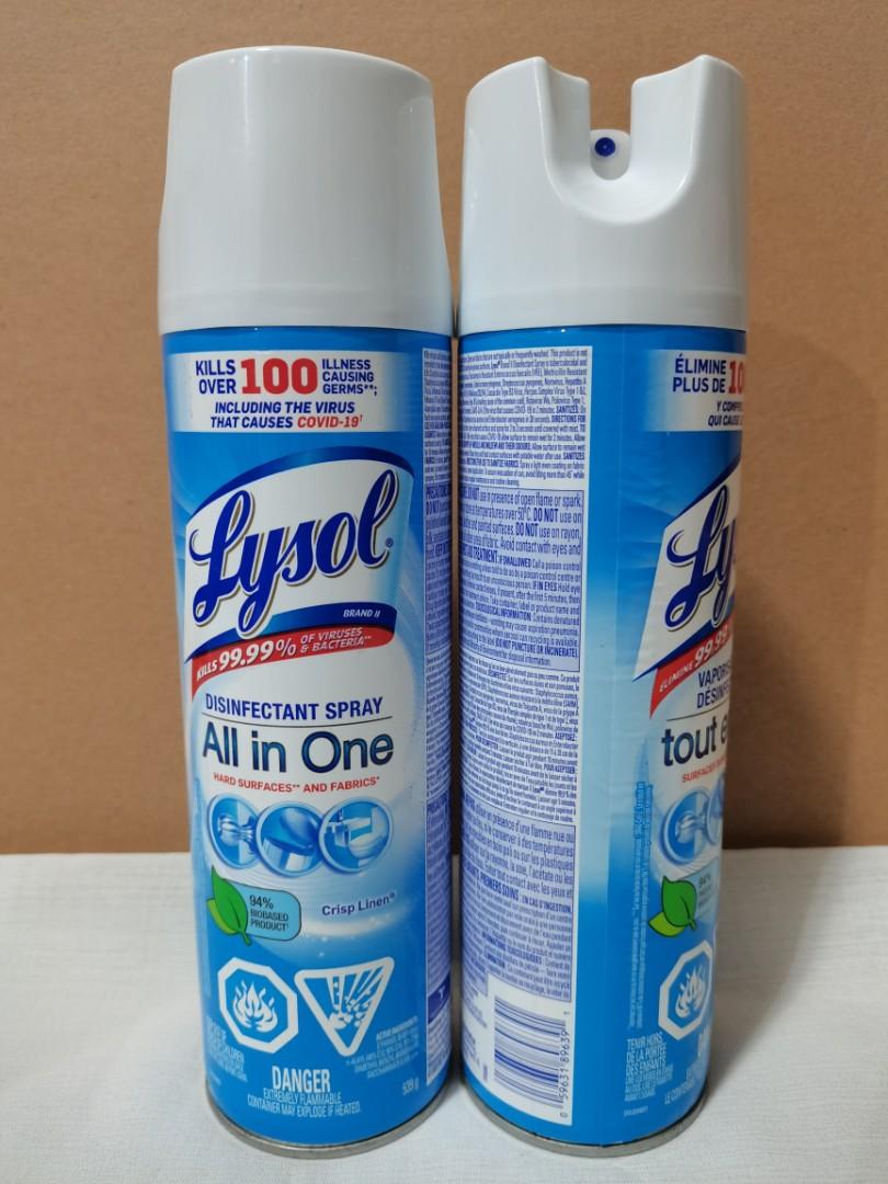 Lysol Disinfectant Spray 539g, Beauty & Personal Care, Sanitizers