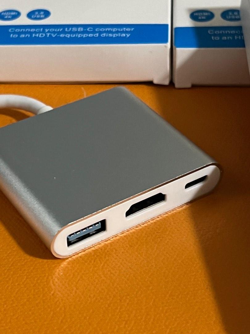 Macbook usb c to hdmi c port usb hub adaptor extender computers