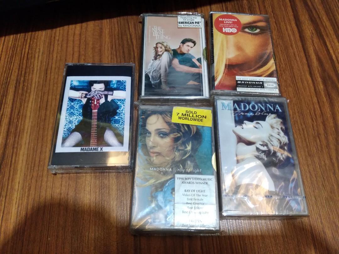 Madonna Cassette Tapes (Category: CDs & DVDs) located in Antipolo. Submitted by lanetatum (Listing ID 1186129030, Image 1). Description: Madonna Cassette tapes for sale!! all sealed! Madame x blue limited edition - 3500 The Next Best Thing - 1200 Ray Of Light - 3000 Madonna True Blue - SOLD GHV2 - 1000 MOP: Gcash MOD: GOGO XPRESS OR LALAMOVE ONLY! NO RESERVATIONS, NO MEET UPS, OR PICK UPS!.